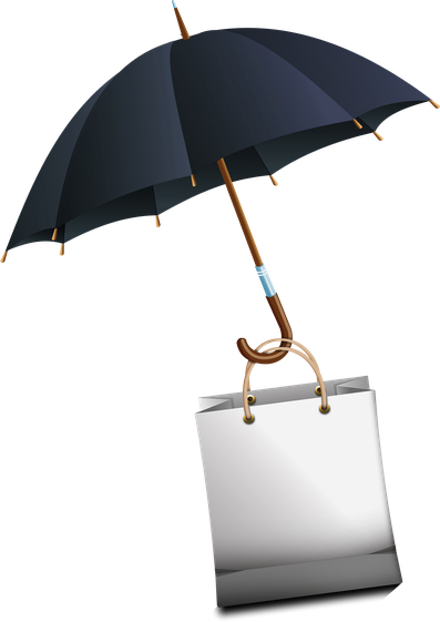 Black umbrella