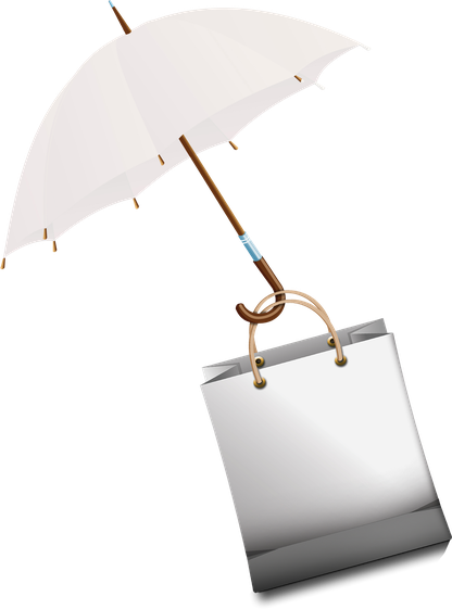 White umbrella