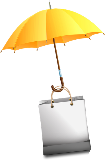 Yellow umbrella